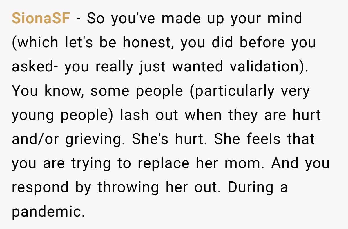 Man Asks Stepdaughter to Move Out So He Can Date Again - Too Soon or Totally Fair? Generated by Aubtu.biz