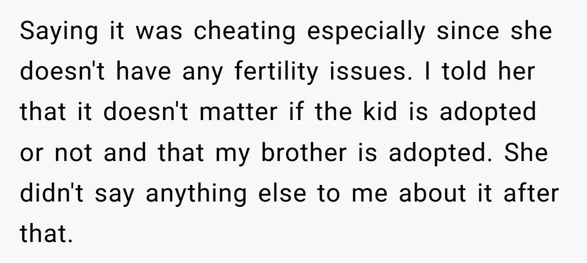 This Man Told His Girlfriend to Leave After She Refused to Accept His Adopted Brother as Family Generated by Aubtu.biz