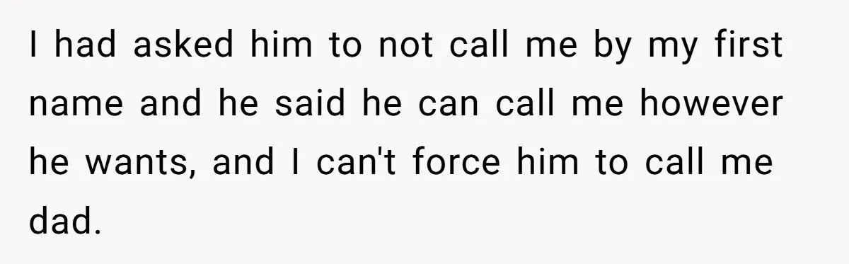 Man Punishes Son for Addressing Him by His First Name Instead of “Dad” Generated by Aubtu.biz