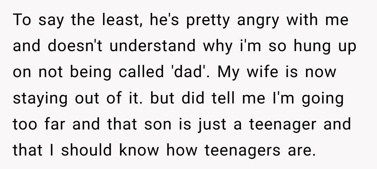 Man Punishes Son for Addressing Him by His First Name Instead of “Dad” Generated by Aubtu.biz
