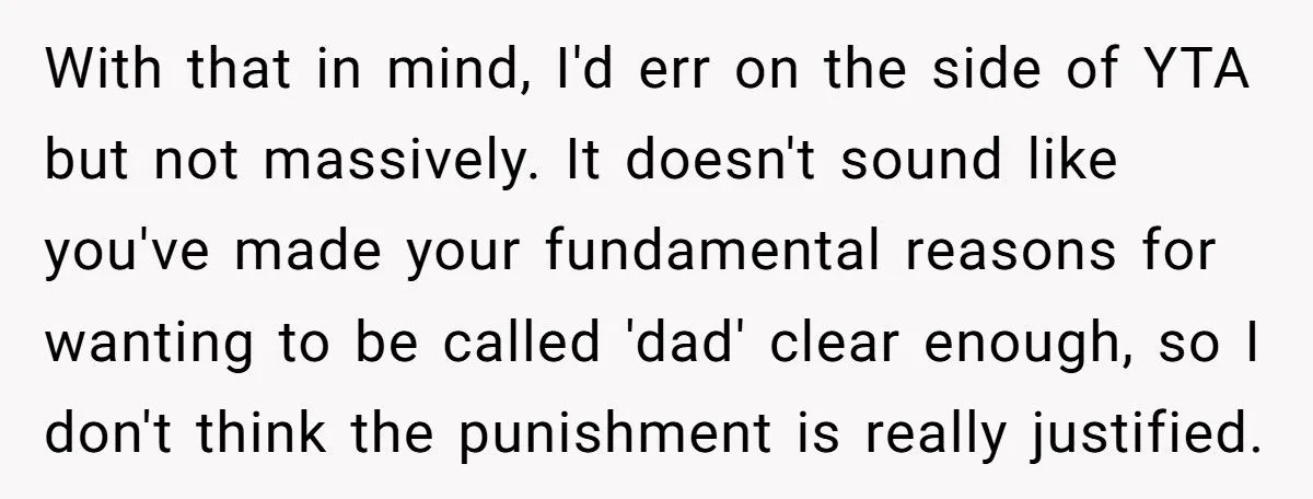 Man Punishes Son for Addressing Him by His First Name Instead of “Dad” Generated by Aubtu.biz