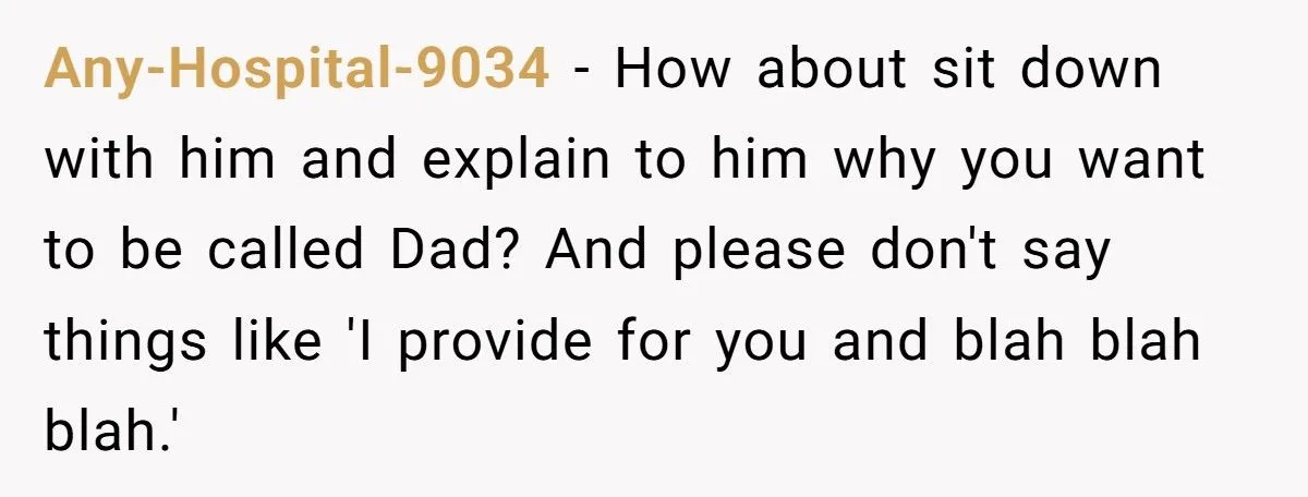 Man Punishes Son for Addressing Him by His First Name Instead of “Dad” Generated by Aubtu.biz