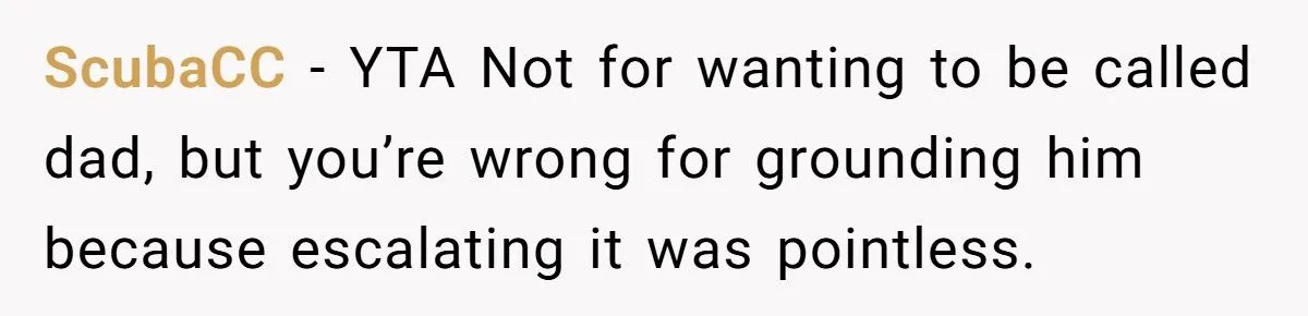 Man Punishes Son for Addressing Him by His First Name Instead of “Dad” Generated by Aubtu.biz