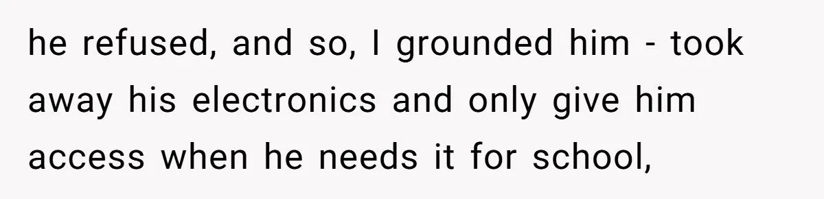 Man Punishes Son for Addressing Him by His First Name Instead of “Dad” Man Punishes Son for Addressing Him by His First Name Instead of “Dad”