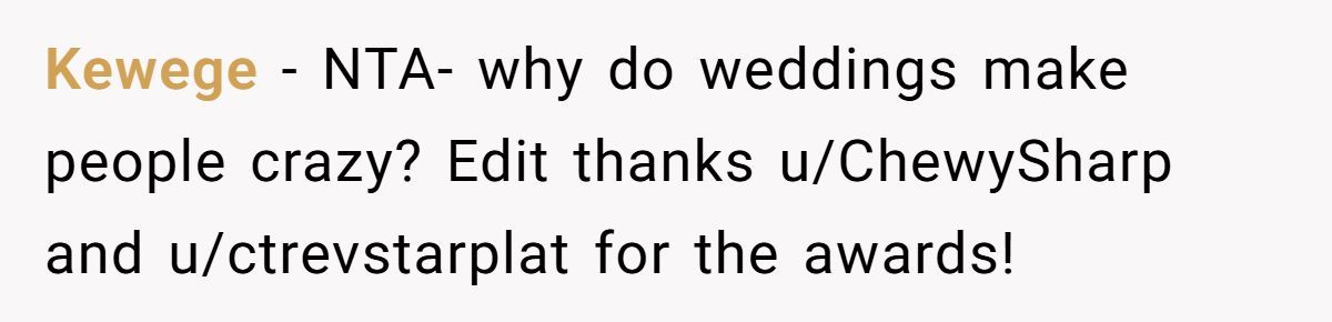 Bride-to-Be Furious After Parents Won’t Match Sister’s Wedding Budget Generated by Aubtu.biz