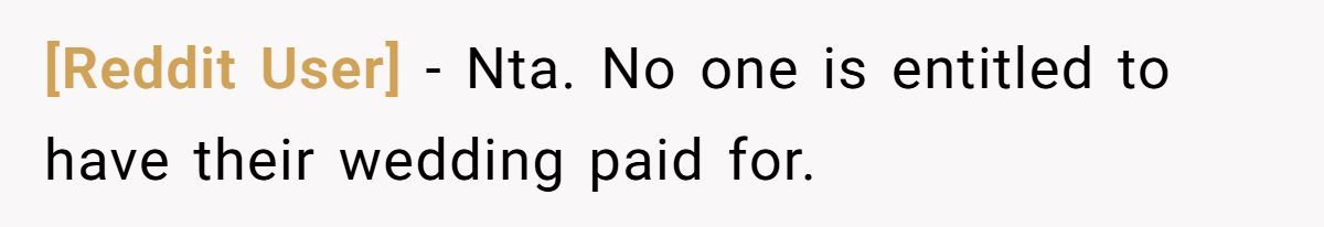 Bride-to-Be Furious After Parents Won’t Match Sister’s Wedding Budget Generated by Aubtu.biz
