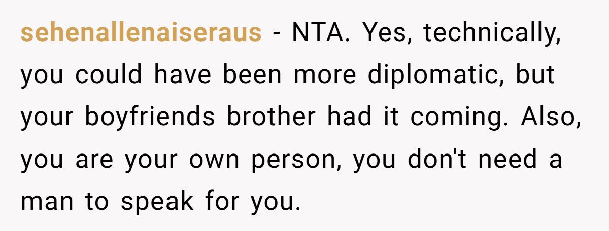 Woman Blasts Boyfriend’s Brother Over “Real Wife Material” Comment Generated by Aubtu.biz