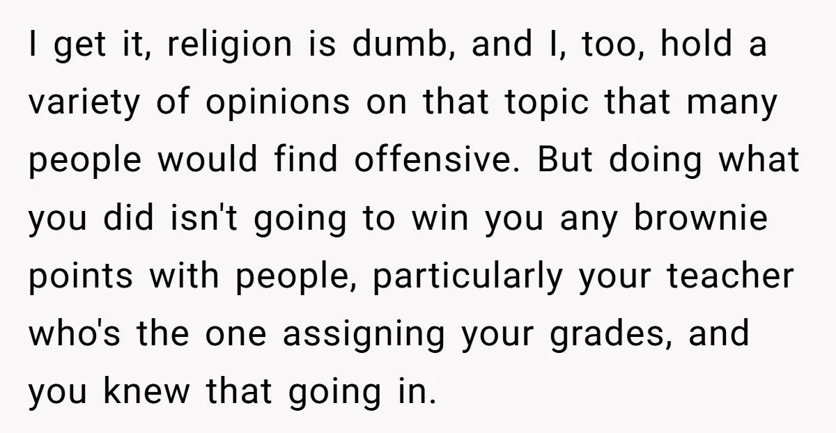 A Teen Declared His Faith in the Flying Spaghetti Monster – His Teacher Called It an Insult