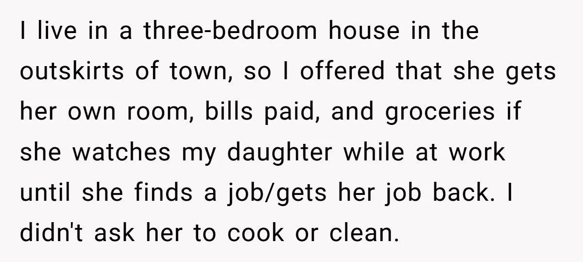 Woman’s Babysitting Blowup: Was An Ultimatum To Her Sister Fair Or Harsh? Generated by Aubtu.biz