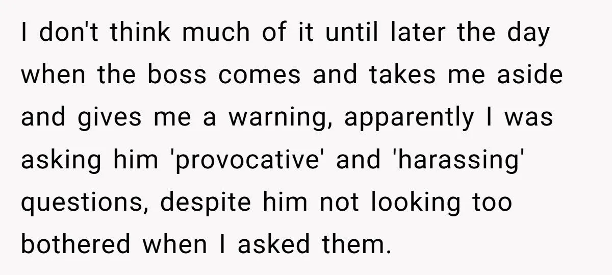 Employee Questioned Co-Worker About His Daughter - Now Everyone’s Mad Generated by Aubtu.biz
