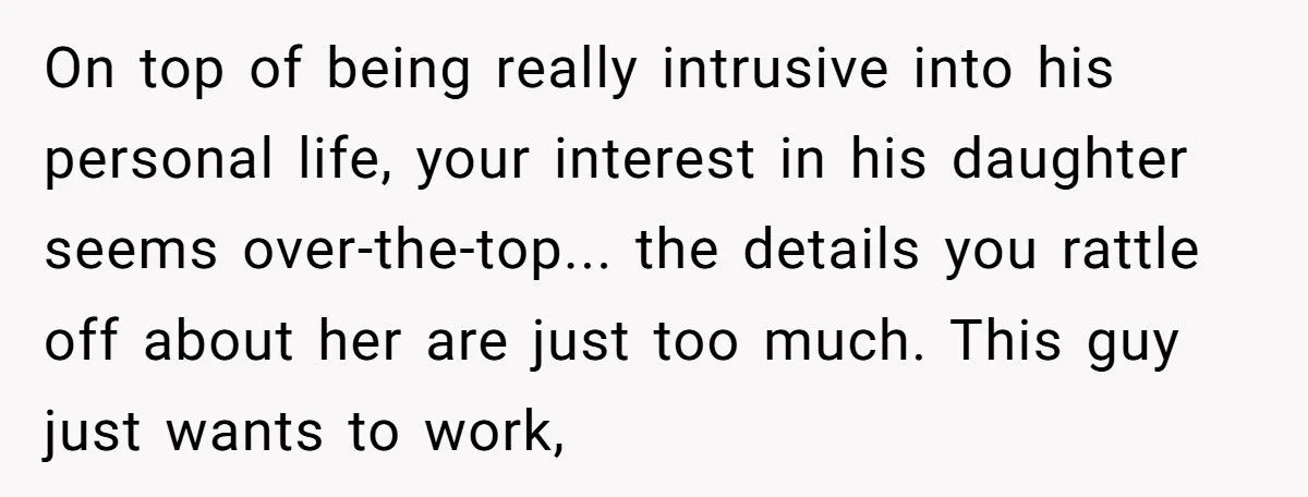 Employee Questioned Co-Worker About His Daughter - Now Everyone’s Mad Generated by Aubtu.biz