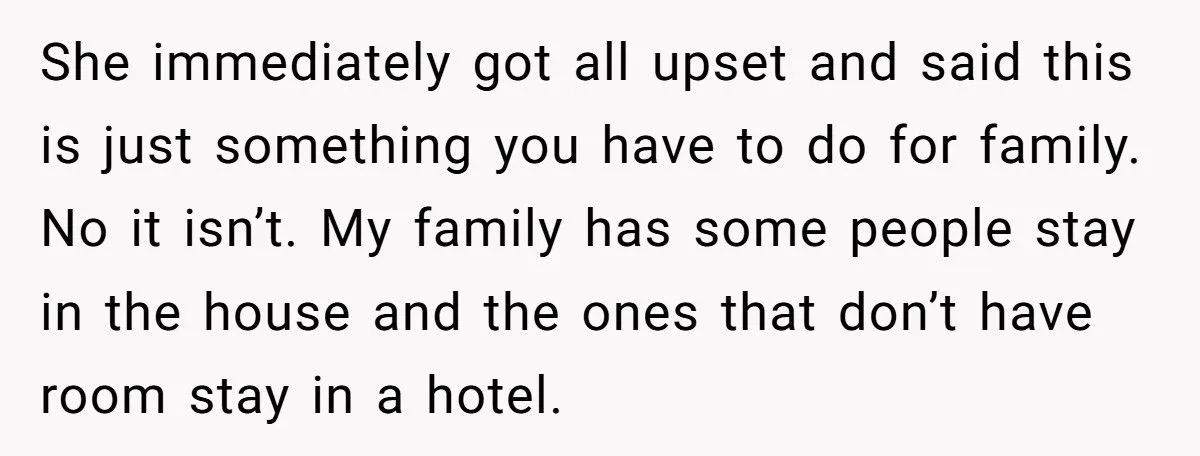 He Announced He’s Getting a Hotel With or Without His Wife – She Accused Him of Betraying Family Traditions