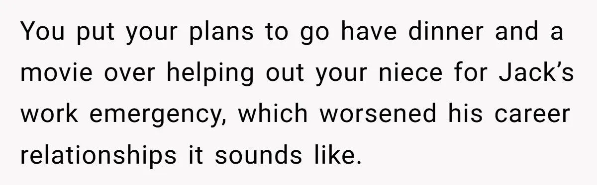 Woman Refuses to Babysit Niece So She Can Go on Date Night Generated by Aubtu.biz