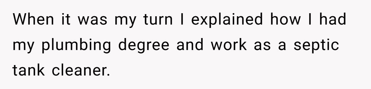She Said No Woman Would Want Him Because of His Job - His Response Left Her Speechless Generated by Aubtu.biz