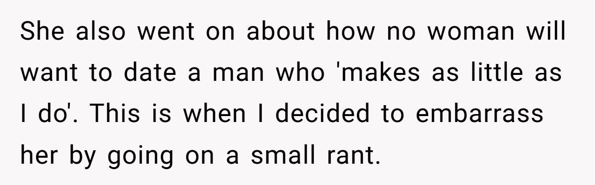 She Said No Woman Would Want Him Because of His Job - His Response Left Her Speechless Generated by Aubtu.biz