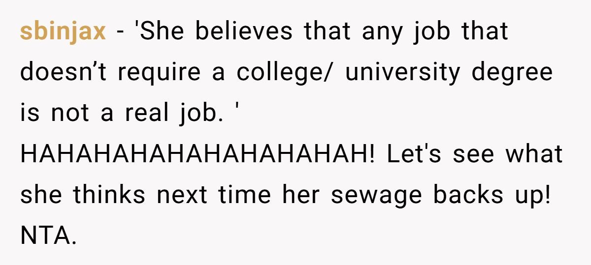 She Said No Woman Would Want Him Because of His Job - His Response Left Her Speechless Generated by Aubtu.biz