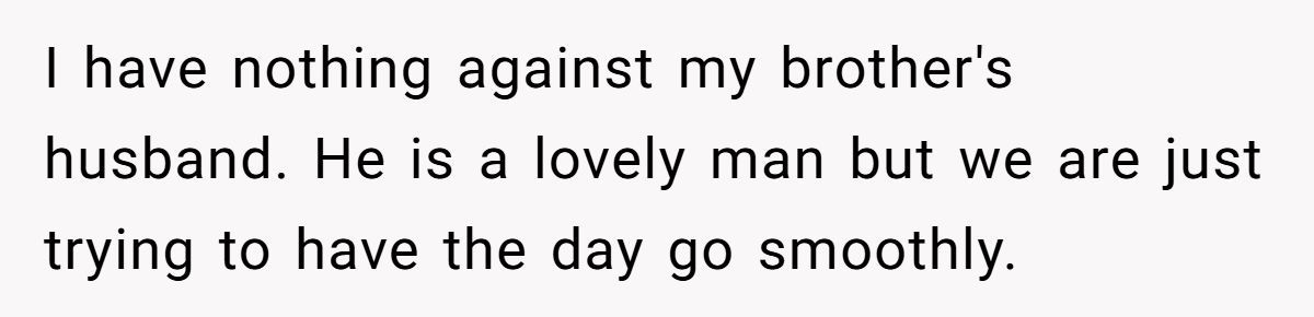 He’s Thinking of Telling His Brother Not to Bring His Husband to the Wedding - All to Please Homophobic In-Laws Generated by Aubtu.biz