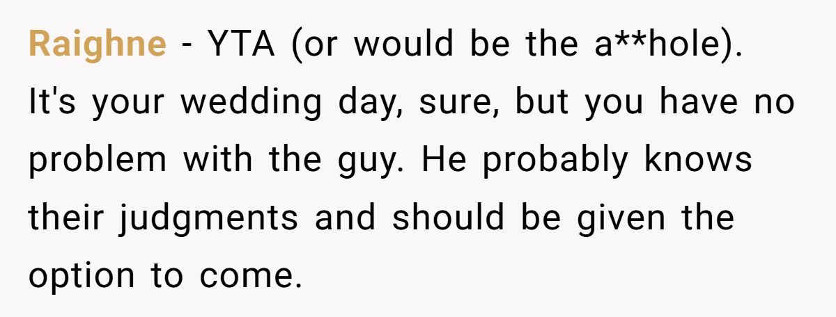 He’s Thinking of Telling His Brother Not to Bring His Husband to the Wedding - All to Please Homophobic In-Laws Generated by Aubtu.biz