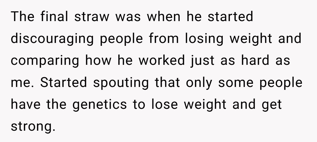 He Was Sick of the Excuses - So He Told His Friend Exactly Why He Wasn’t Losing Weight Generated by Aubtu.biz