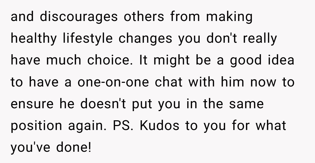He Was Sick of the Excuses - So He Told His Friend Exactly Why He Wasn’t Losing Weight Generated by Aubtu.biz