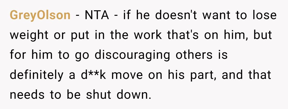 He Was Sick of the Excuses - So He Told His Friend Exactly Why He Wasn’t Losing Weight Generated by Aubtu.biz