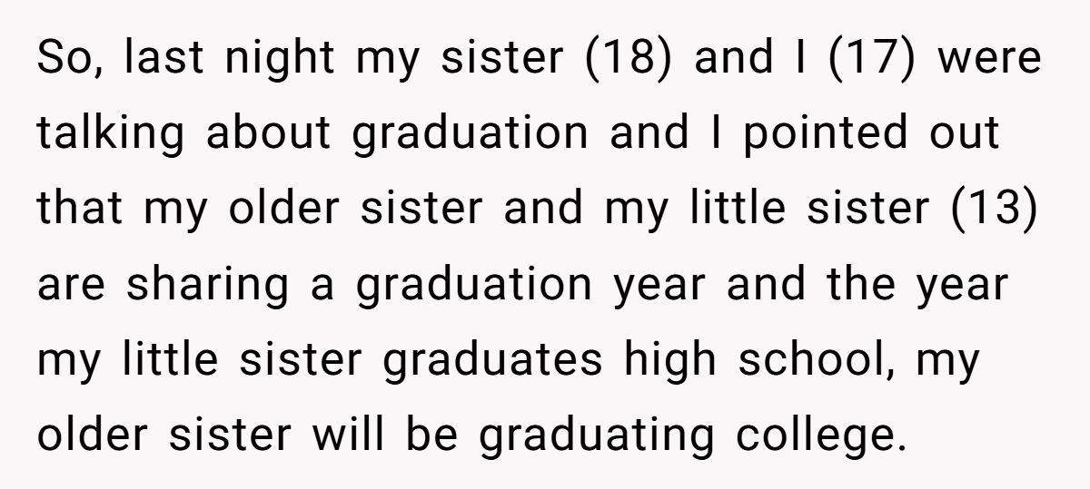 A Teen Questioned Why Her Sister Gets Better Treatment - Mom Says She's 'Causing Drama' Generated by Aubtu.biz