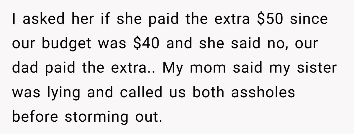 A Teen Questioned Why Her Sister Gets Better Treatment - Mom Says She's 'Causing Drama' Generated by Aubtu.biz