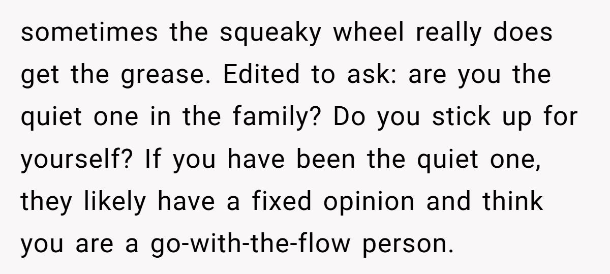 A Teen Questioned Why Her Sister Gets Better Treatment - Mom Says She's 'Causing Drama' Generated by Aubtu.biz