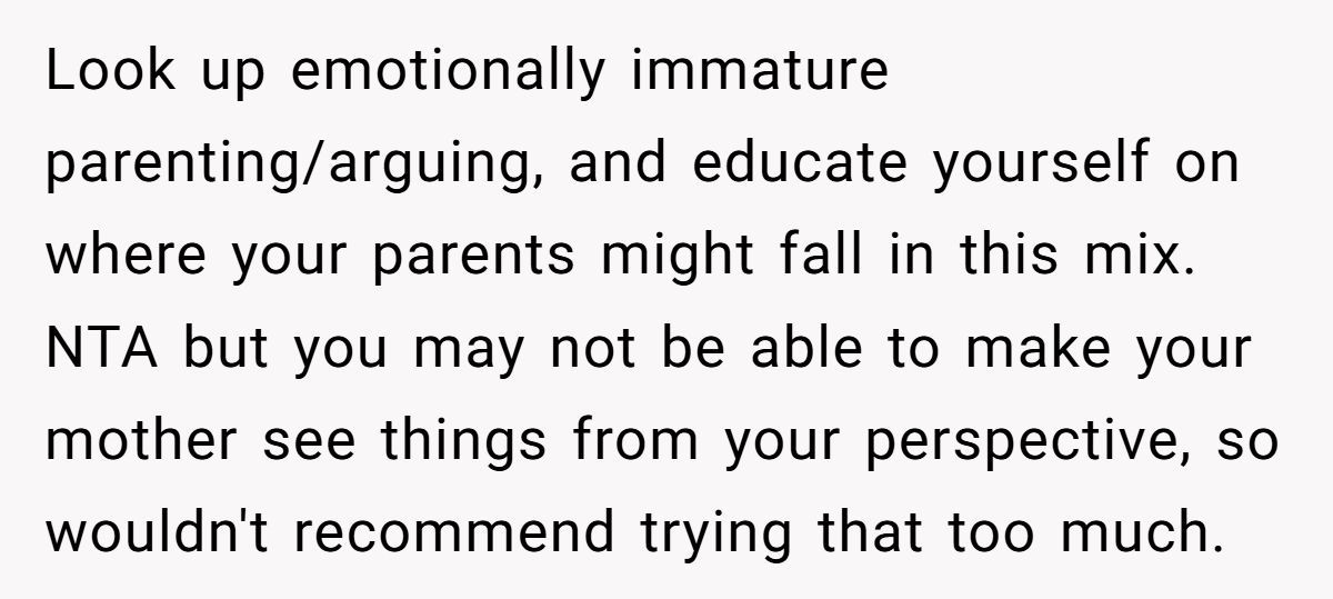 A Teen Questioned Why Her Sister Gets Better Treatment - Mom Says She's 'Causing Drama' Generated by Aubtu.biz