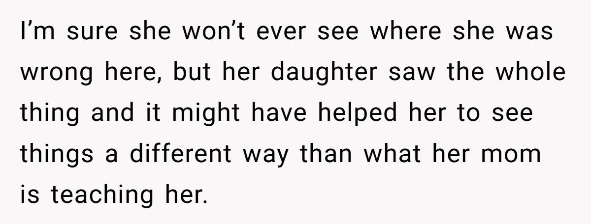 A Mom Insulted Her in Front of Her Daughter - What Happened Next Left Everyone Stunned Generated by Aubtu.biz