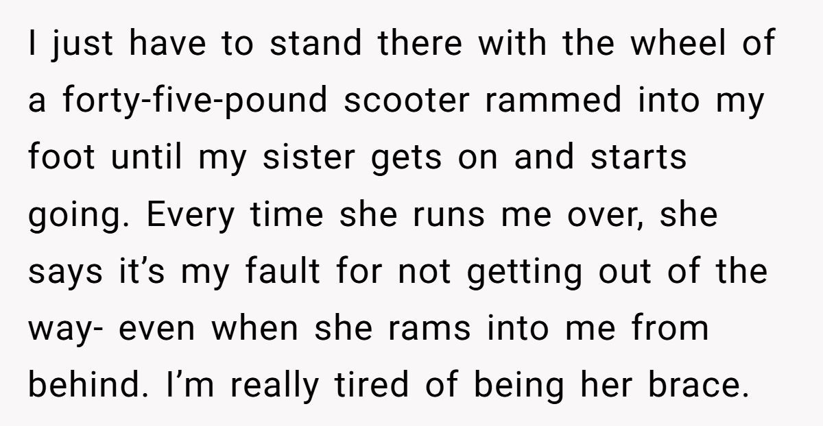 Family Drama Erupts as Girl Refuses to Be Her Disabled Sister’s Physical Safety Net Generated by Aubtu.biz