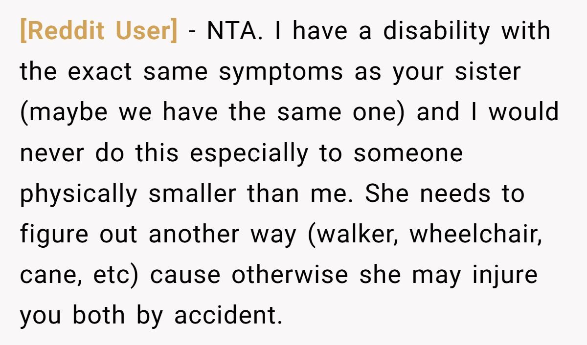Family Drama Erupts as Girl Refuses to Be Her Disabled Sister’s Physical Safety Net Generated by Aubtu.biz