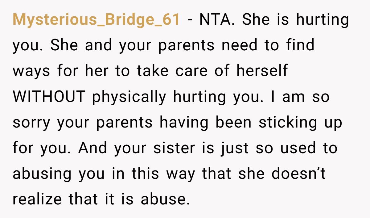 Family Drama Erupts as Girl Refuses to Be Her Disabled Sister’s Physical Safety Net Generated by Aubtu.biz