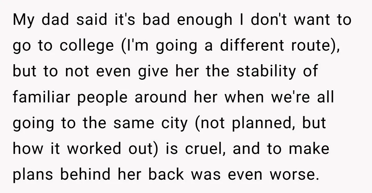 Stepsister Standoff: Was Excluding Dad’s Stepdaughter From Post-Graduation Living Plans Fair Or Cruel?