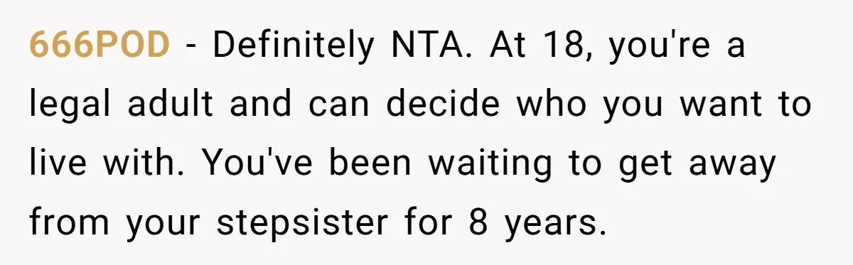 Stepsister Standoff: Was Excluding Dad’s Stepdaughter From Post-Graduation Living Plans Fair Or Cruel?