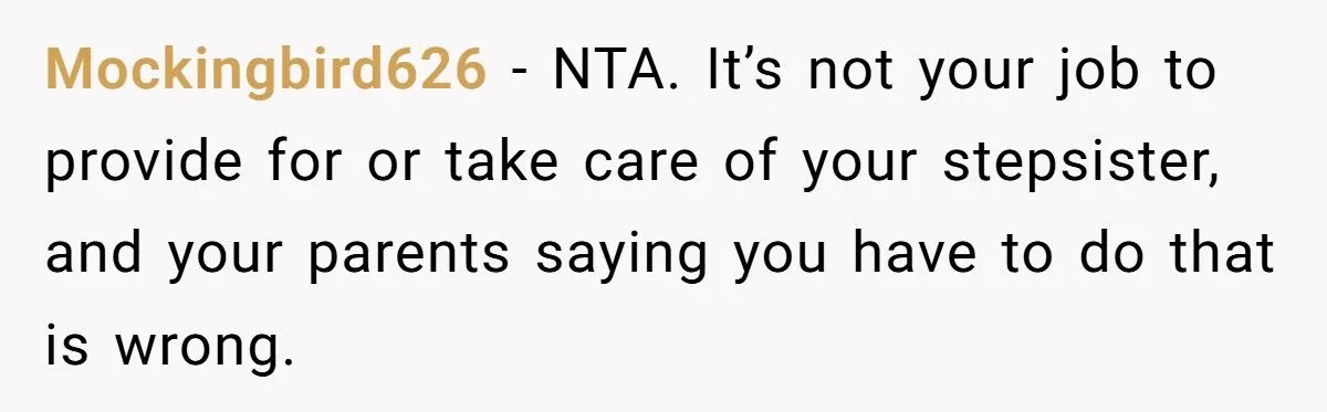 Stepsister Standoff: Was Excluding Dad’s Stepdaughter From Post-Graduation Living Plans Fair Or Cruel?