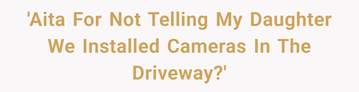 A Mom Secretly Installed a Driveway Camera to Watch Her Teen — and Ended Up Exposing Her Adult Daughter’s Love Life Generated by Aubtu.biz