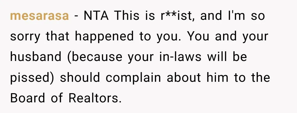 Woman Walks Out of House Showing After Realtor Treats Her Differently From Husband Generated by Aubtu.biz
