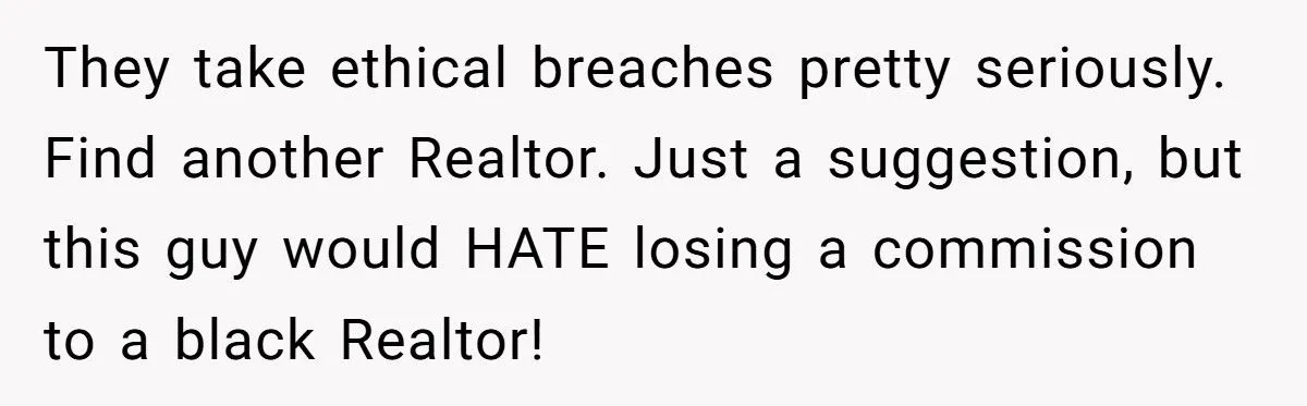 Woman Walks Out of House Showing After Realtor Treats Her Differently From Husband Generated by Aubtu.biz