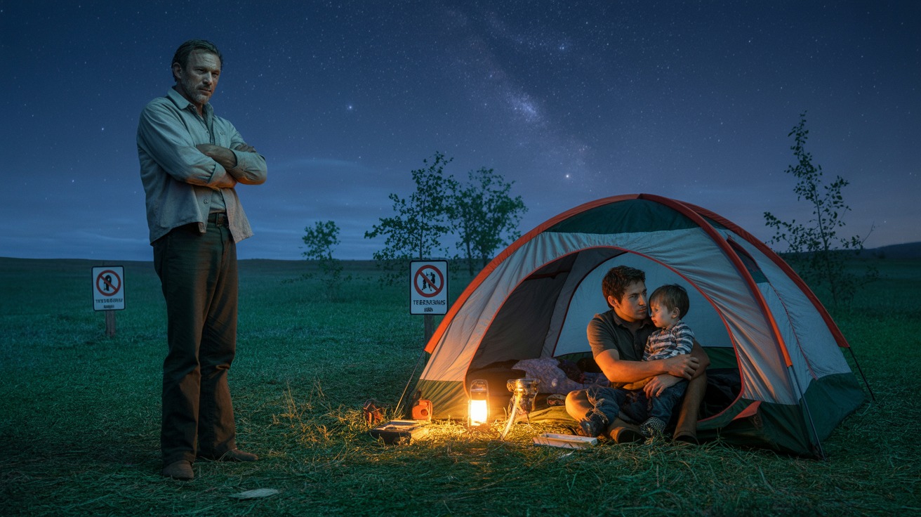 Trespassing Takedown: Redditor Collapses Neighbor’s Tent In Property Dispute