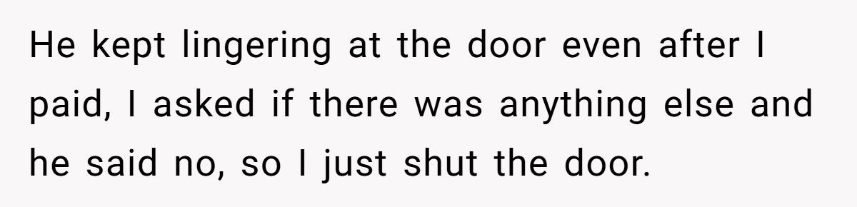 She Told a Restaurant About a Delivery Driver Who Wouldn’t Stop Texting Her - Now He’s Fired. Generated by Aubtu.biz