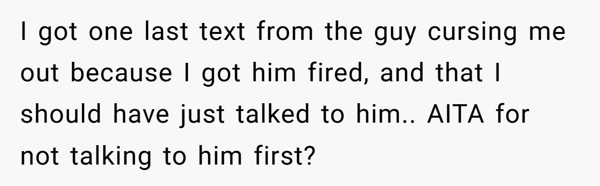 She Told a Restaurant About a Delivery Driver Who Wouldn’t Stop Texting Her - Now He’s Fired. Generated by Aubtu.biz