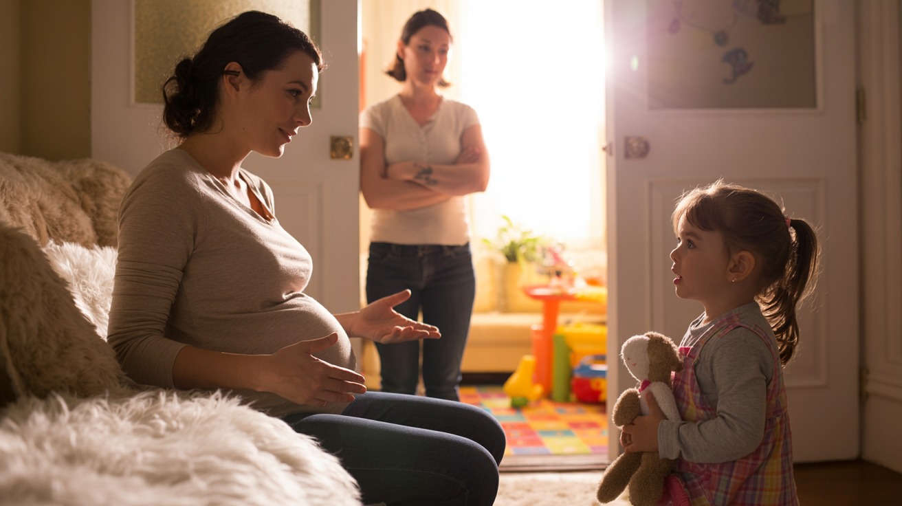 This Pregnant Woman Explained Babies To Her Friend’s Kid – Did She Cross The Line?