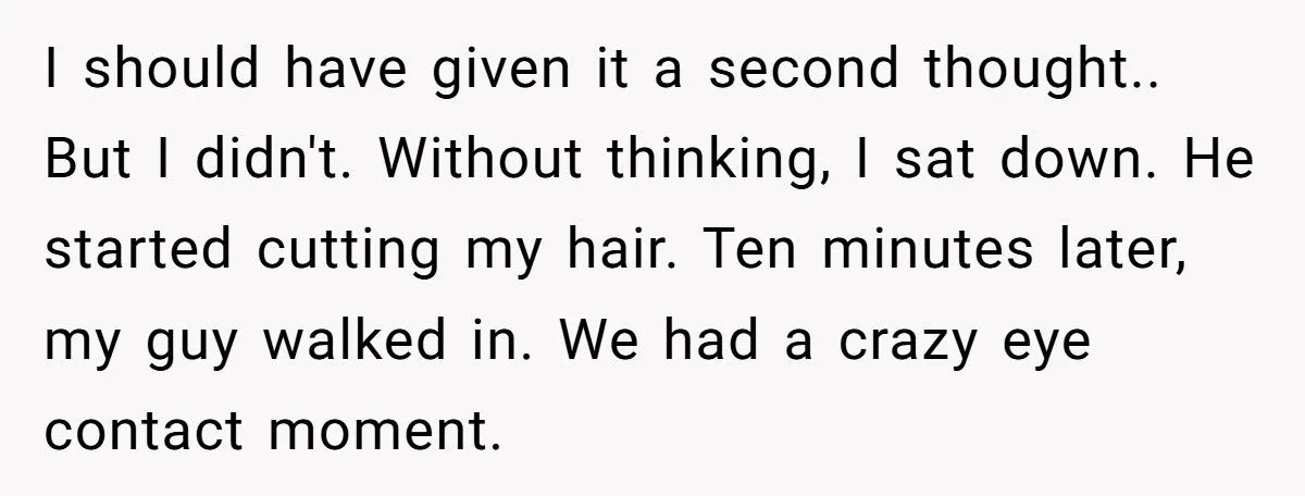 Two Years of Loyalty Gone in Ten Minutes - He Cheated on His Barber and Got Caught