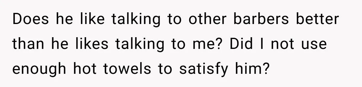 Two Years of Loyalty Gone in Ten Minutes - He Cheated on His Barber and Got Caught