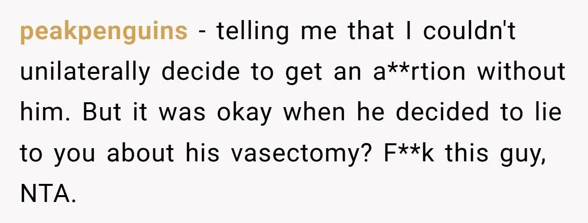 She Learned Too Late Her Ex Never Had a Vasectomy - and He’s Trying to Baby Trap Her