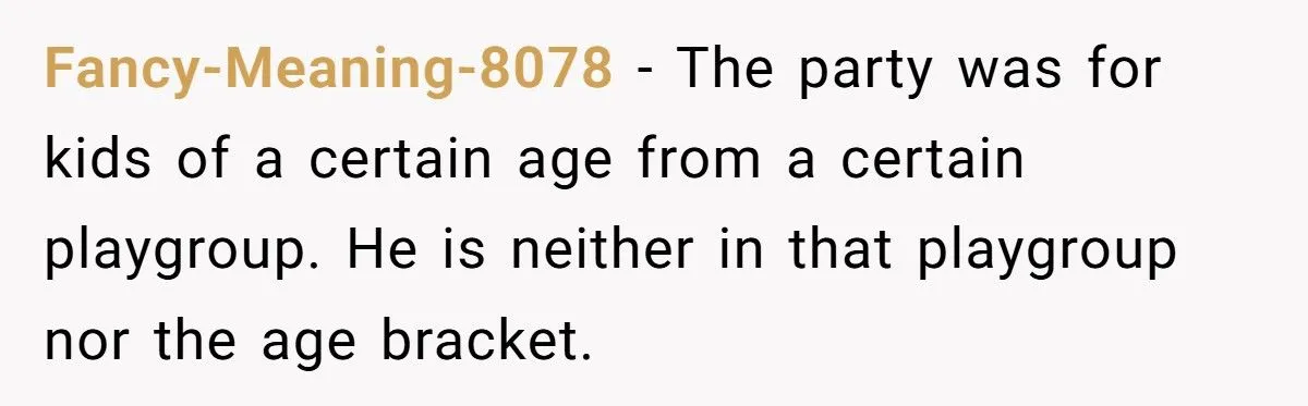 Toddler Party Snub: Was Excluding Neighbor’s 8-Year-Old A Smart Call Or A Social Faux Pas?