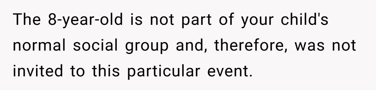Toddler Party Snub: Was Excluding Neighbor’s 8-Year-Old A Smart Call Or A Social Faux Pas?