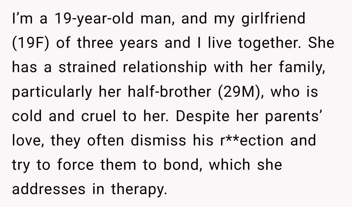 WIBTA If I Lied To Protect My Girlfriend From Her Half-Brother’s Wedding? Generated by Aubtu.biz