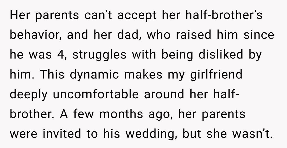 WIBTA If I Lied To Protect My Girlfriend From Her Half-Brother’s Wedding? Generated by Aubtu.biz